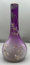 Decorative Hand Painted Frosted Glass Vase