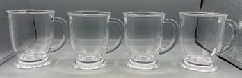 Glass Coffee Mug Set - 5 Total