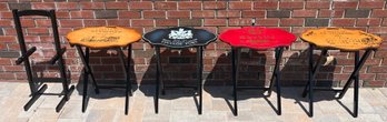 Pier 1 Maurice TV Tray Set - 5 Pieces Total