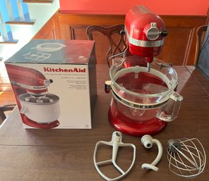 Kitchen Aid Pro 600 575 WATT Mixer - Ice Cream Maker Attachment Included