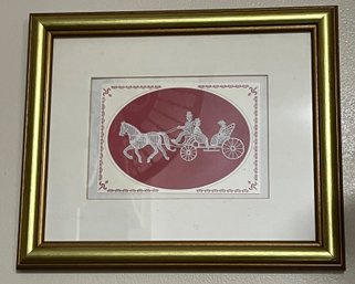 Handcrafted Doilies Framed - 2 Total