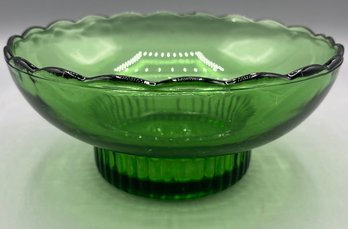 E.O Brody Co. Forest Green Glass Bowl