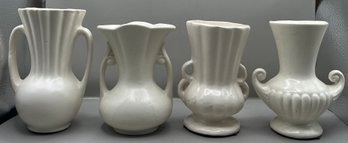 Assorted Pottery Vases - 4 Total