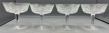 Waterford Clare Crystal Champagne/sherbert Glasses - 5 Total