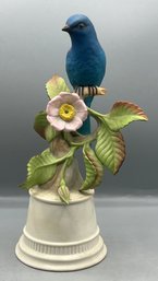 Boehm Porcelain Bird Figurine - Indigo Bunting #429 - Made In USA