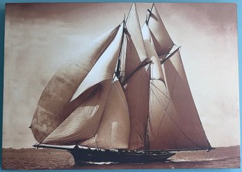 Schooner Yacht Photograph On Canvas