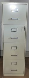 Metal 4-drawer File Cabinet - Key Included