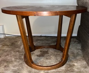 Lane Rhythm Collection Mid-century Modern Solid Wood Round End Table - Style #997-22