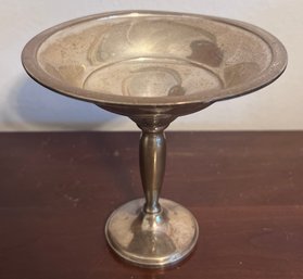 Sterling Silver Weighted Pedestal Bowl