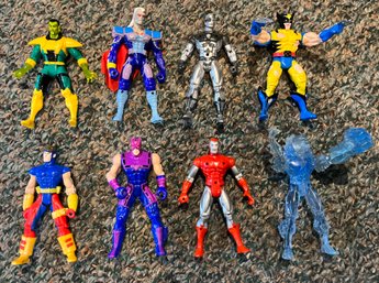 1995 Marvel Toy Action Figurines - 8 Total