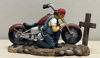 Decorative Motorcycle Figurine