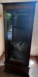 Rifle Case With Etched Glass Doors