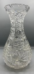 Cut Crystal Vase