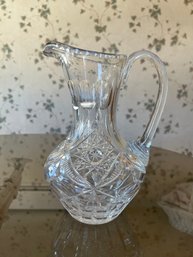 Cut Crystal Pitcher