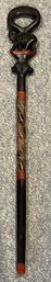 Hand Carved Wooden Staff - Made In Kenya