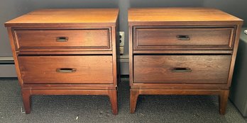 Solid Wood 2-drawer Nightstands - 2 Total