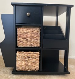 Swivel End Table With Storage