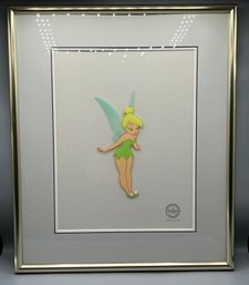 Original Disneys Tinkerbell Animation Production Cel Framed