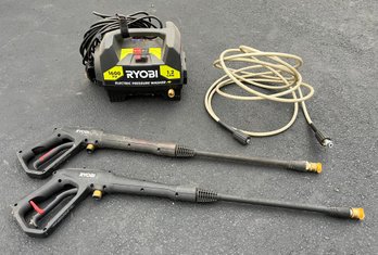 Ryobi 1600PSI Electric Pressure Washer With Hose And Two Wands - Model RY141612