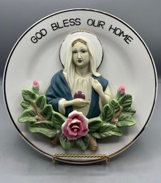 Sofia-ann Hand Painted Porcelain Religious Pattern Plate