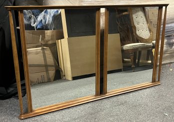 V.A. MIRROR CO. Wooden Framed Wall Mirror