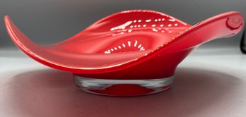 Decorative Handmade Glass Bowl - Made In Poland