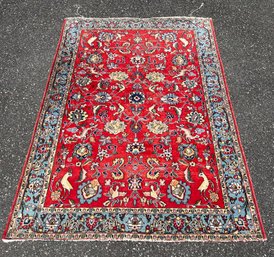 Genuine Hand Knotted Persian Rug - Made In Iran