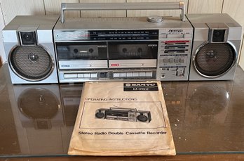 Sanyo Stereo Radio Double Cassette Recorder