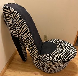Cushioned High Heel Style Accent Chair