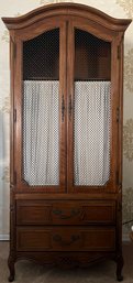 Thomasville French Provincial Style Walnut Armoire