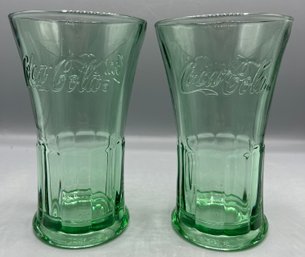Libbey Co. Coca -cola Drinking Glasses  - 2 Total