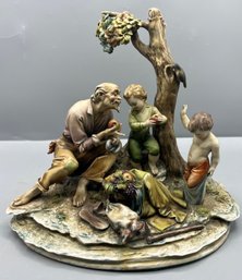 A. Borsato Porcelain Figurine - Made In Italy