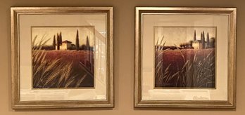James Wiens Framed Print - Tuscan Fields - 2 Total
