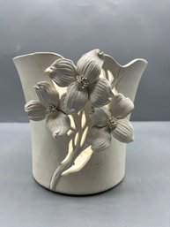Handmade Ceramic Floral Pattern Vase