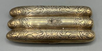 Sterling Silver Cigar Case - 2.38OZT