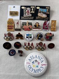 Vintage Olympic Pin Lot- 22 Pieces