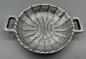 Decorative Metal Bowl With Handles