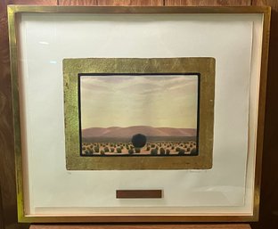 John Beerman Metropolitan Museum Of Art Lithograph Gold Leaf Frame #10/36