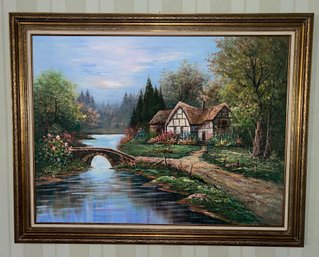 W. Hodges Signed Oil On Canvas Framed