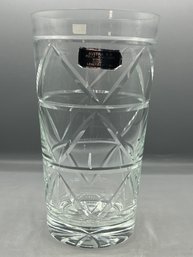 Avitra Cut Crystal Vase - Made In Argentina