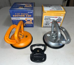 Aluminum/plastic Suction Cup Set - 3 Total