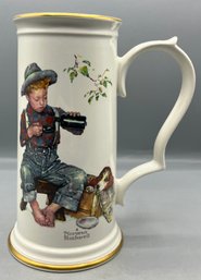 Gorham Norman Rockwell Limited Edition Porcelain Mug - The Four Seasons Collection Of 1958