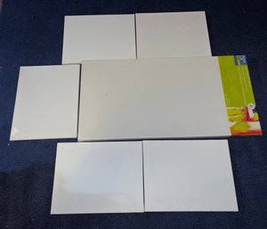 Assorted Canvas Boards - 6 Total - NEW