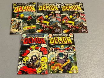 Terror City Demon Comic Books - 5 Total