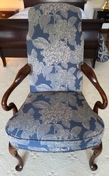 Ethan Allen Custom Upholstered Accent Arm Chair
