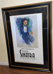 LeRoy Neiman Frank Sinatra The Conference Hofstra University Signed Lithograph COA