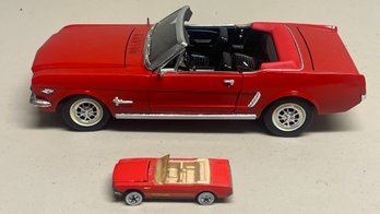 Mira 1964 Ford Mustang With 1983 Mattel Hot Wheels Mustang Included - 2 Piece Lot
