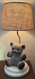 Decorative Ceramic Teddy Bear Table Lamp With Dimmer Switch