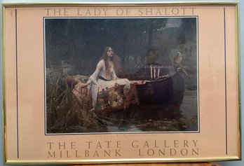'the Lady Of Shalott' The Tate Gallery Millbank London Framed Print