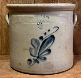 Haxstun & Co. Stoneware Crock #2